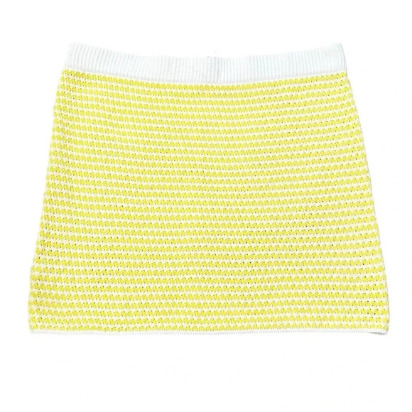 NWT Future Collective Alani Noelle• Womens Crochet Checkered Mini Skirt size XXL - Picture 5 of 11